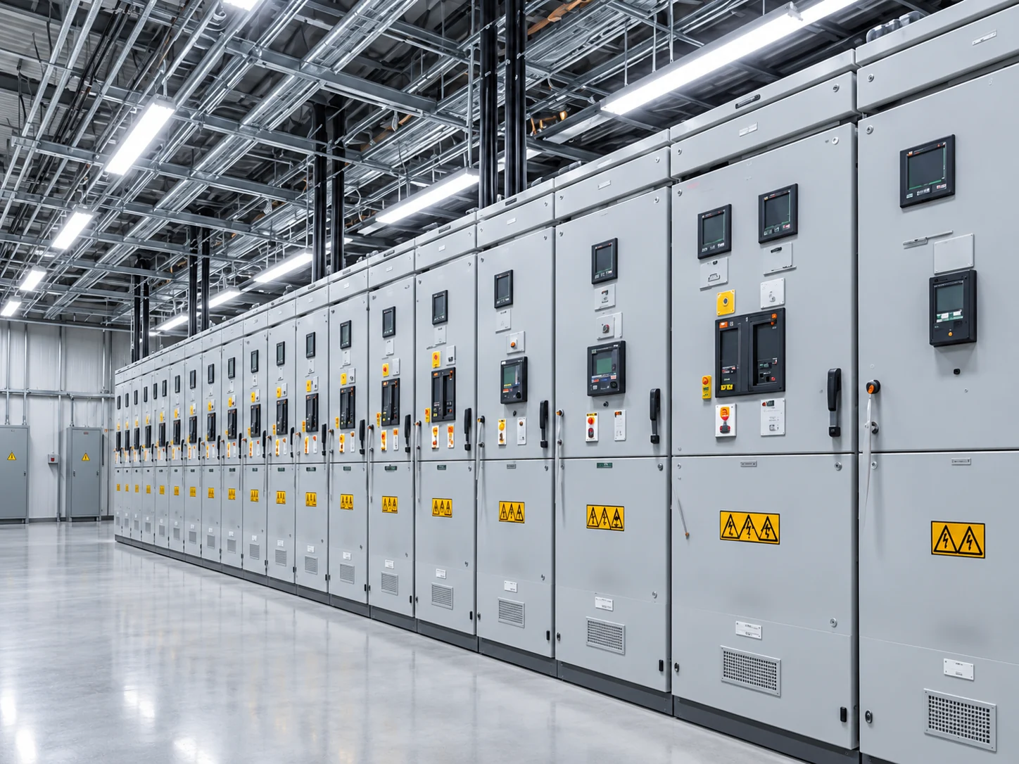 Electrical switchgear illustration supplied in the website design