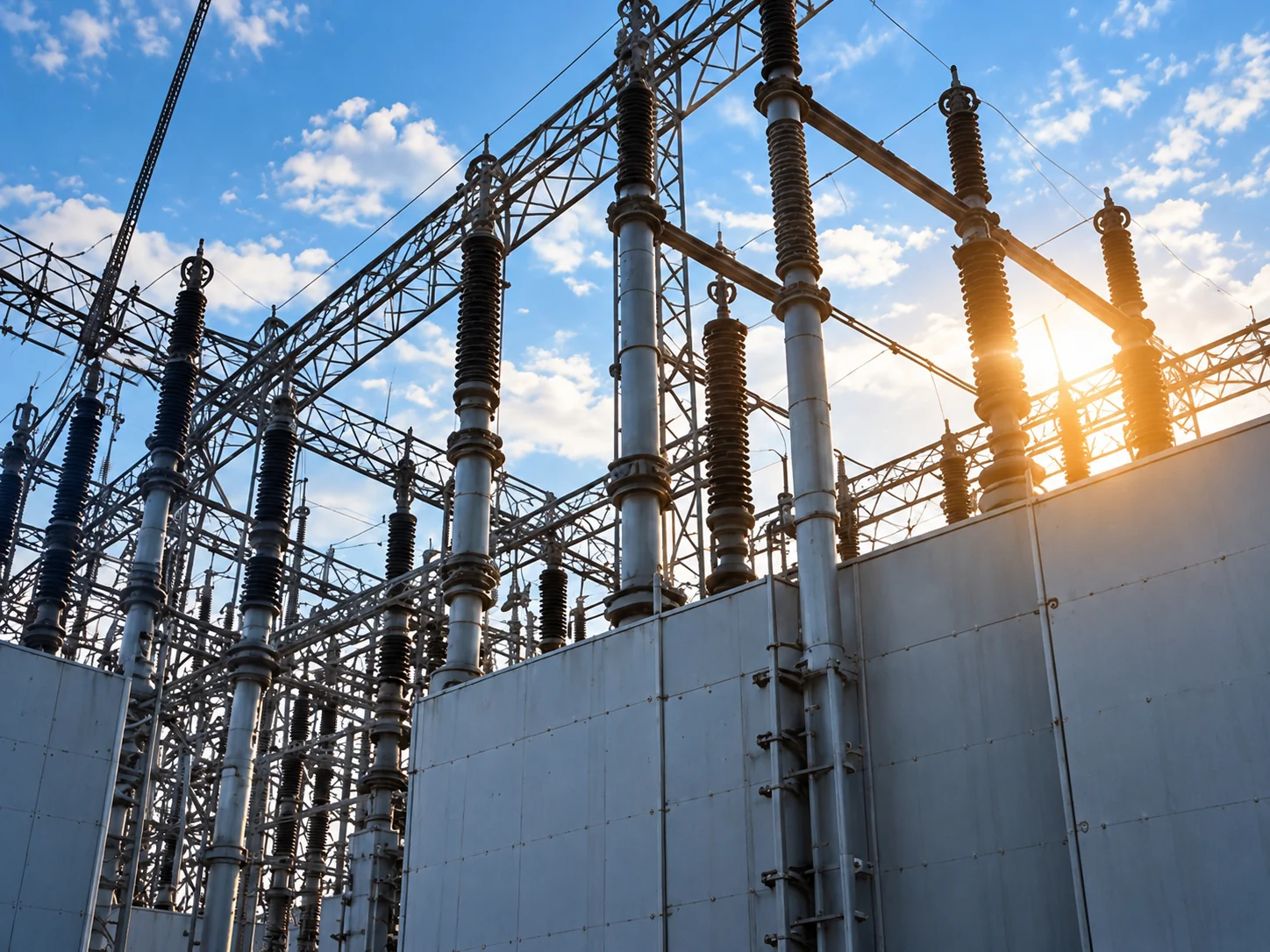 Substation illustration supplied in the website design