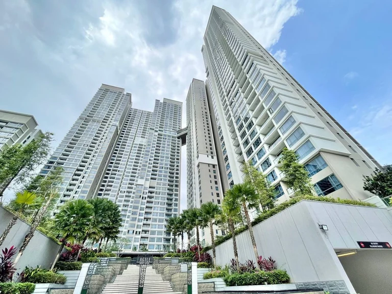 Residential towers shown in the Duta Kiara project reference.