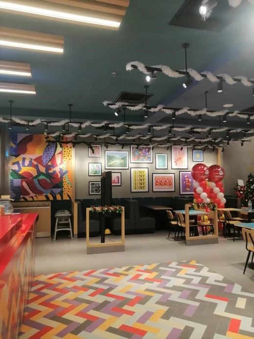 Dining area of Jollibee at Plaza Lowyat.