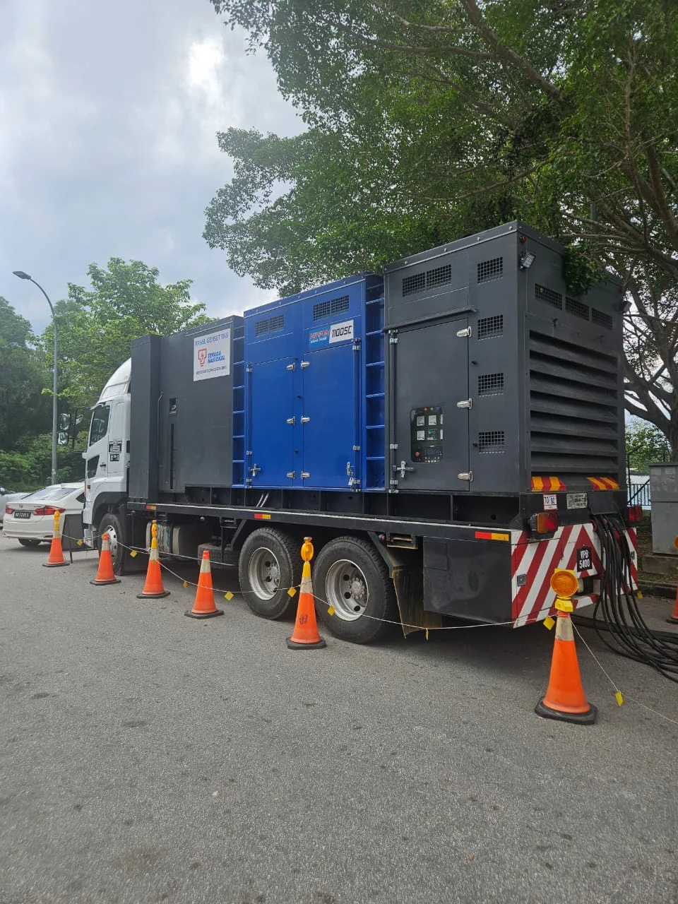 Equipment supporting the Tapir Elmina site operations.
